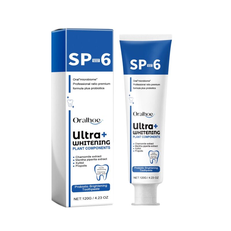 Probiotic Brightening Toothpaste - Oral Cleaning, Odor/Stain Removal, Gum Care & White Teeth, Toothpaste