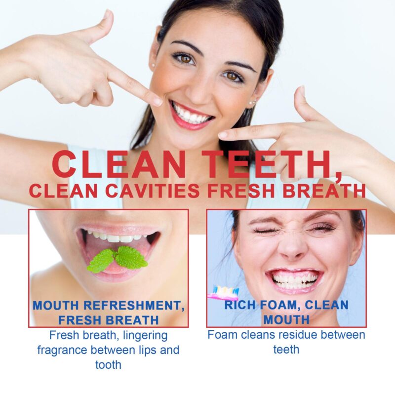 Probiotic Brightening Toothpaste - Oral Cleaning, Odor/Stain Removal, Gum Care & White Teeth, Toothpaste - Image 5