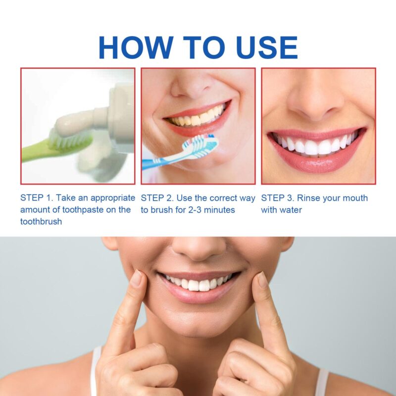 Probiotic Brightening Toothpaste - Oral Cleaning, Odor/Stain Removal, Gum Care & White Teeth, Toothpaste - Image 7