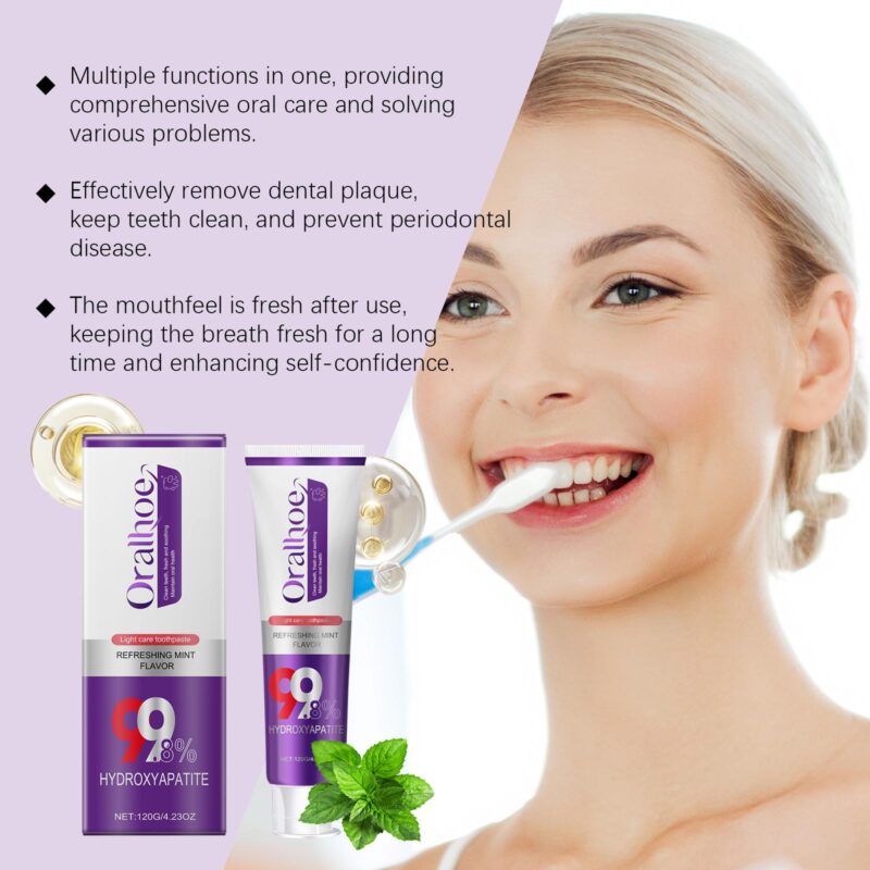Yellow Removing Toothpaste - Mild Ingredients, Stain Removal & Enamel Protection, Dental Care - Image 3