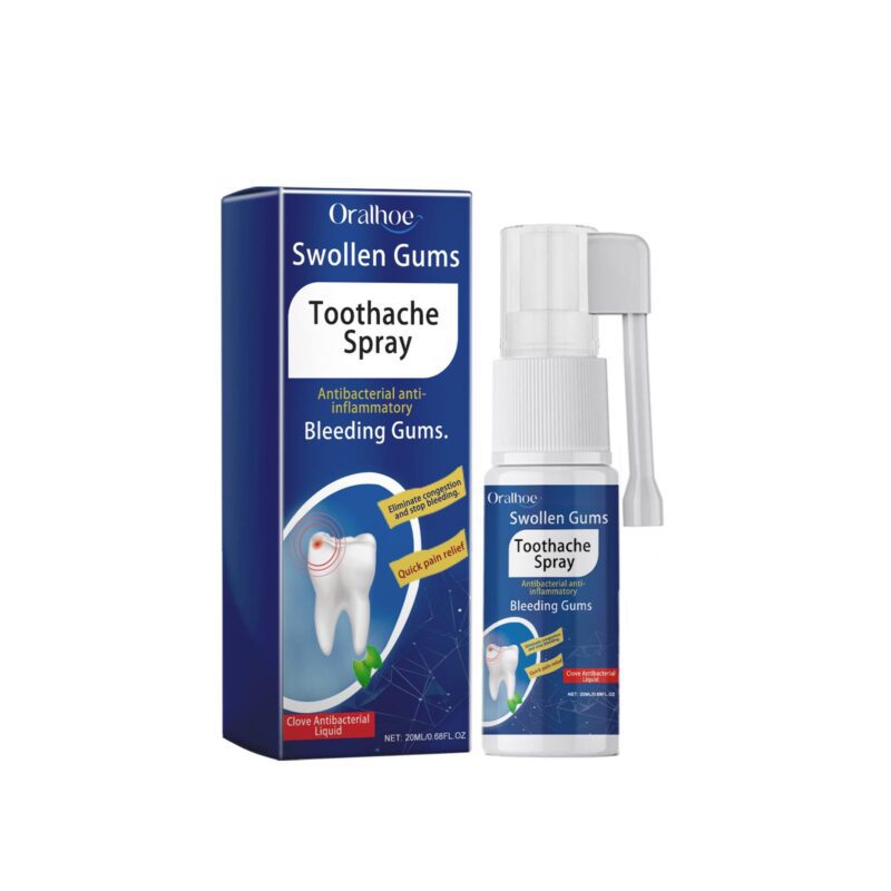 Toothache Relief Spray - Gum Swelling Pain Care, Oral Discomfort Relief & Dental Support, Spray