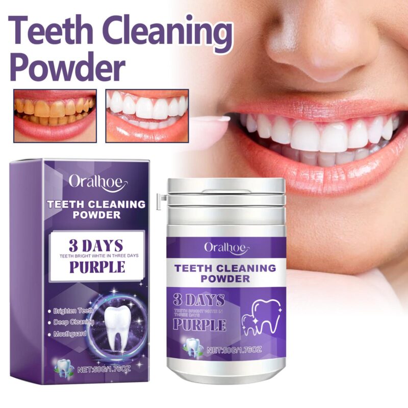 Teeth Cleaning Powder - Tartar/Stain Removal, White Teeth & Oral Care, Dental Powder - Image 2