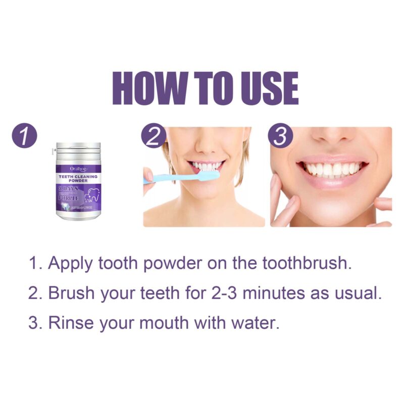 Teeth Cleaning Powder - Tartar/Stain Removal, White Teeth & Oral Care, Dental Powder - Image 6