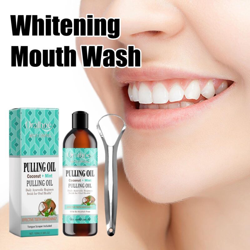 Whitening Mouthwash - Teeth Shine, Gum Care & Fresh Breath, Daily Oral Hygiene - Image 2