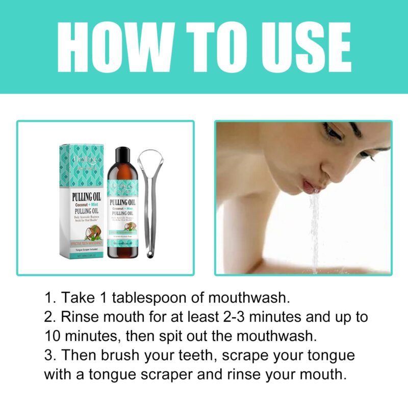 Whitening Mouthwash - Teeth Shine, Gum Care & Fresh Breath, Daily Oral Hygiene - Image 6