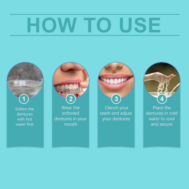 Adjustable Buckle Dentures - Comfortable Fit, Mouth Chewing Force & Orthodontic Care, Dentures - Image 5