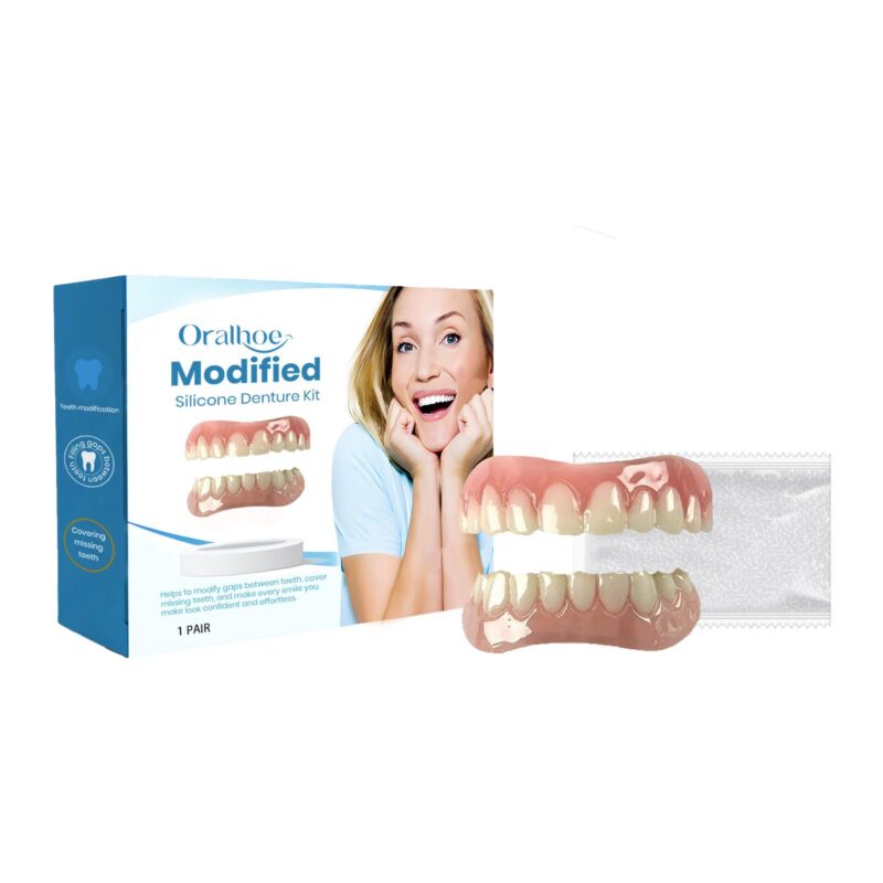 American Style Denture Set - Interdental Orthodontic Design, Smile Enhancement & Comfort Fit
