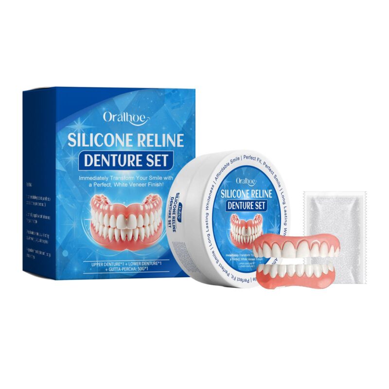 Cosmetic Denture Set - Smile Comfort Enhancement, Dental Crevices Care & Beauty, Kit