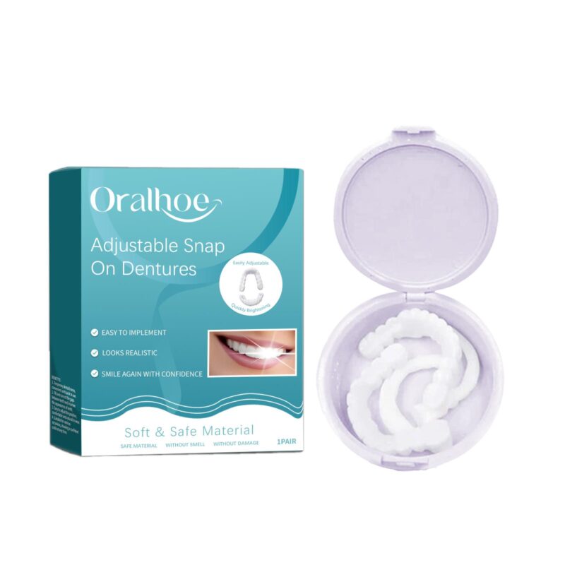Adjustable Denture Set - Temporary Interdental Correction, Comfort Natural & Fillings, Dentures