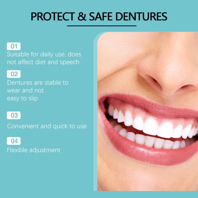 Adjustable Denture Set - Temporary Interdental Correction, Comfort Natural & Fillings, Dentures - Image 4