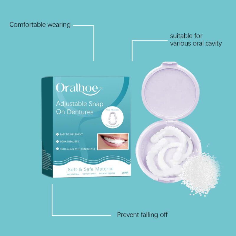 Adjustable Denture Set - Temporary Interdental Correction, Comfort Natural & Fillings, Dentures - Image 5