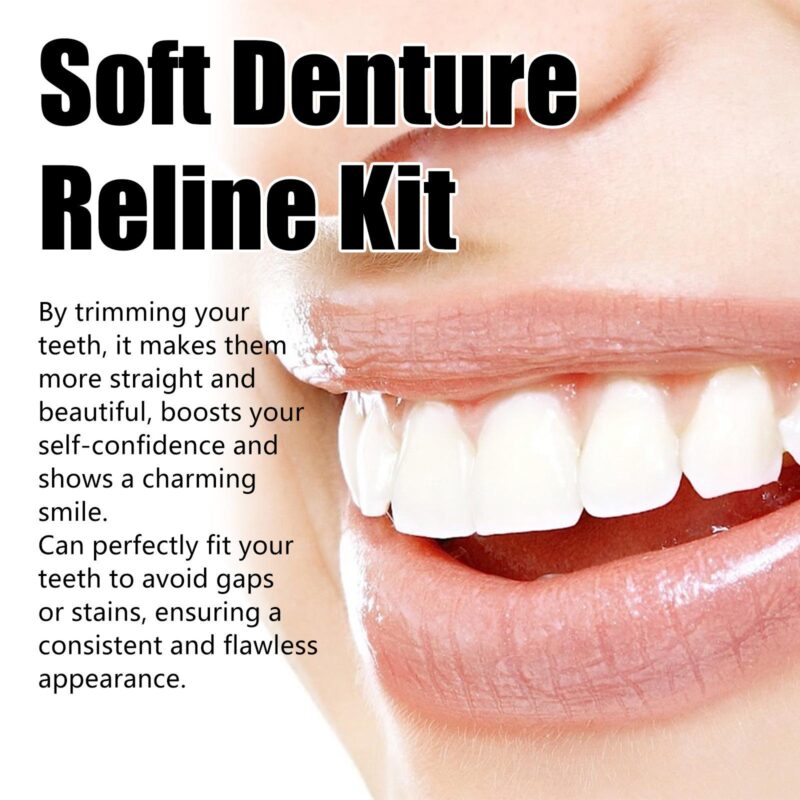 Soft Denture Reline Kit - Interdental Fillings/Braces Care, Denture Set & Comfort Fit, Oral Kit - Image 4