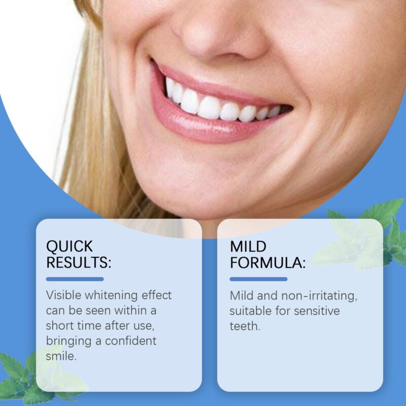 Teeth Whitening Paste - Deep Stain Removal, Brightening & Fresh Breath, Beauty Oral Care - Image 4