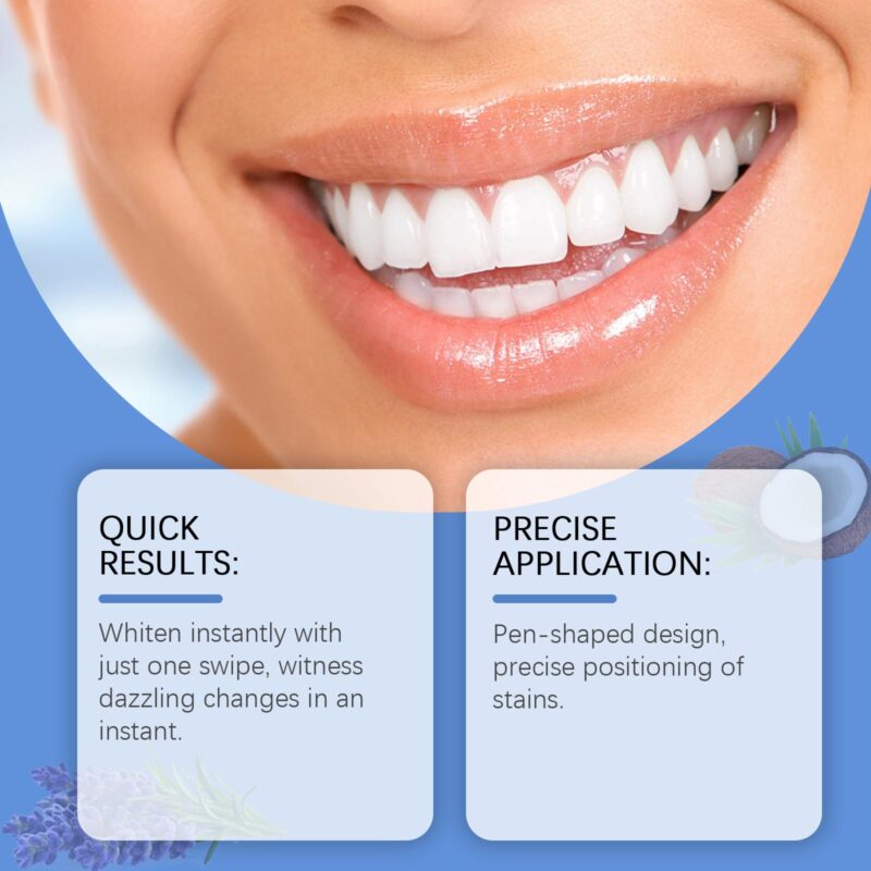 Teeth Brightening Pen - Stain Removal, Fresh Breath & Instant Shine, Portable Oral Care - Image 4