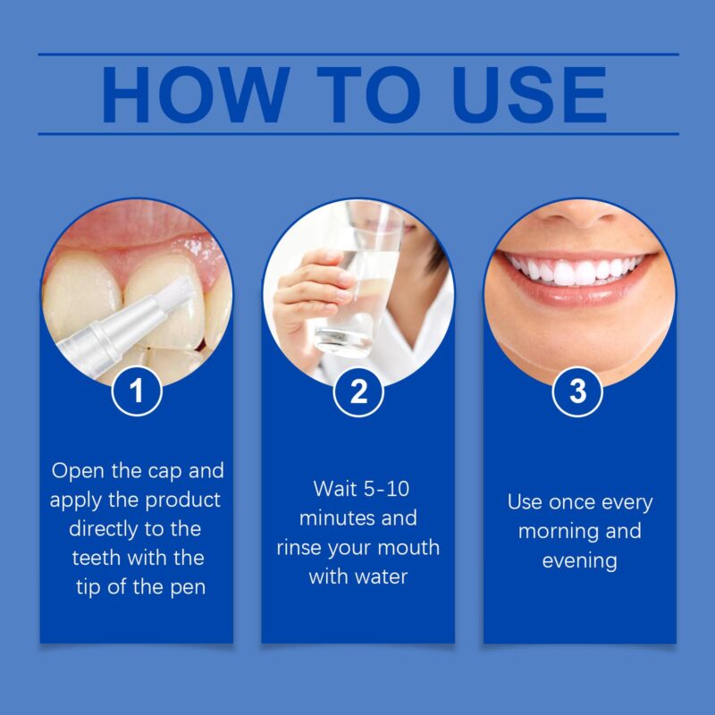 Teeth Brightening Pen - Stain Removal, Fresh Breath & Instant Shine, Portable Oral Care - Image 6