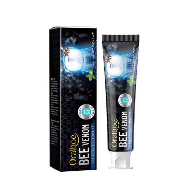 Bee-Poison Stain Removal Toothpaste - Fresh Breath, Deep Cleaning & Mint Flavor, Whitening Care