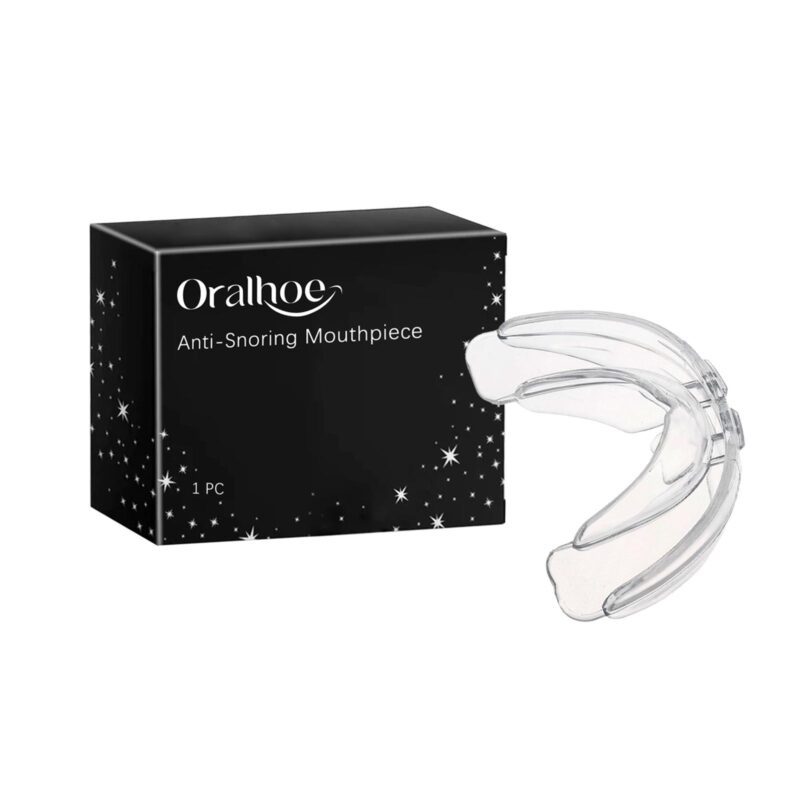 Anti-Snoring Mouthpiece - Adjustable Night Braces for Calm Sleep, Snore Reduction & Comfort Fit
