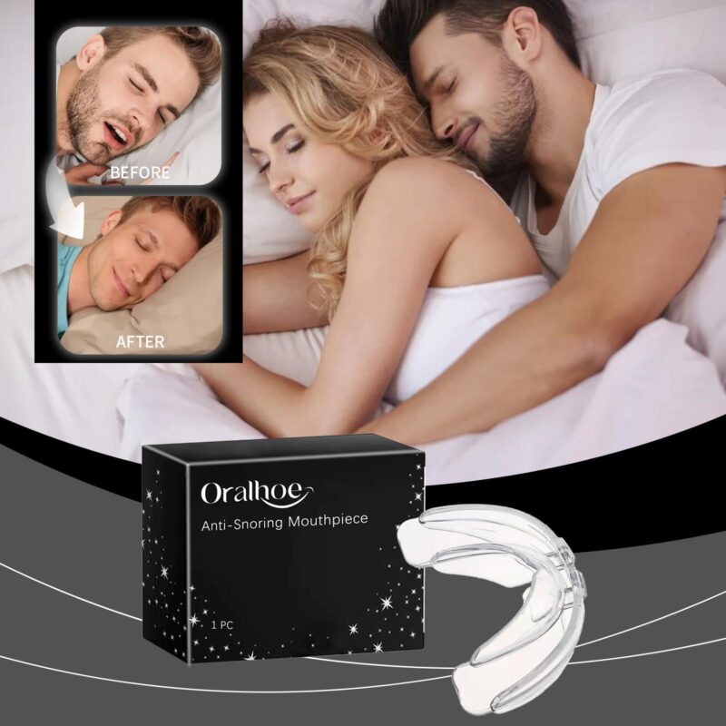 Anti-Snoring Mouthpiece - Adjustable Night Braces for Calm Sleep, Snore Reduction & Comfort Fit - Image 2