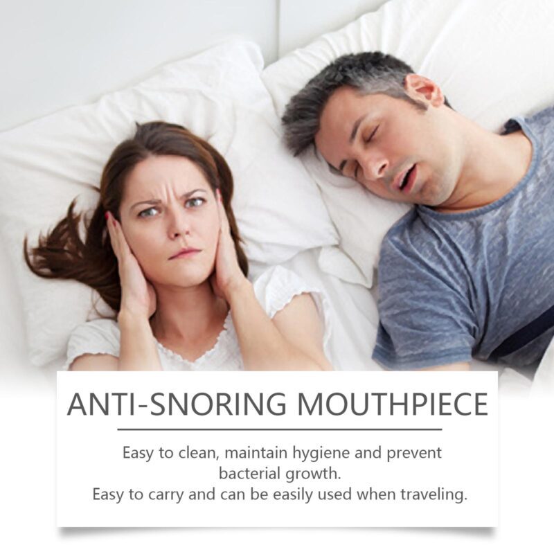 Anti-Snoring Mouthpiece - Adjustable Night Braces for Calm Sleep, Snore Reduction & Comfort Fit - Image 3