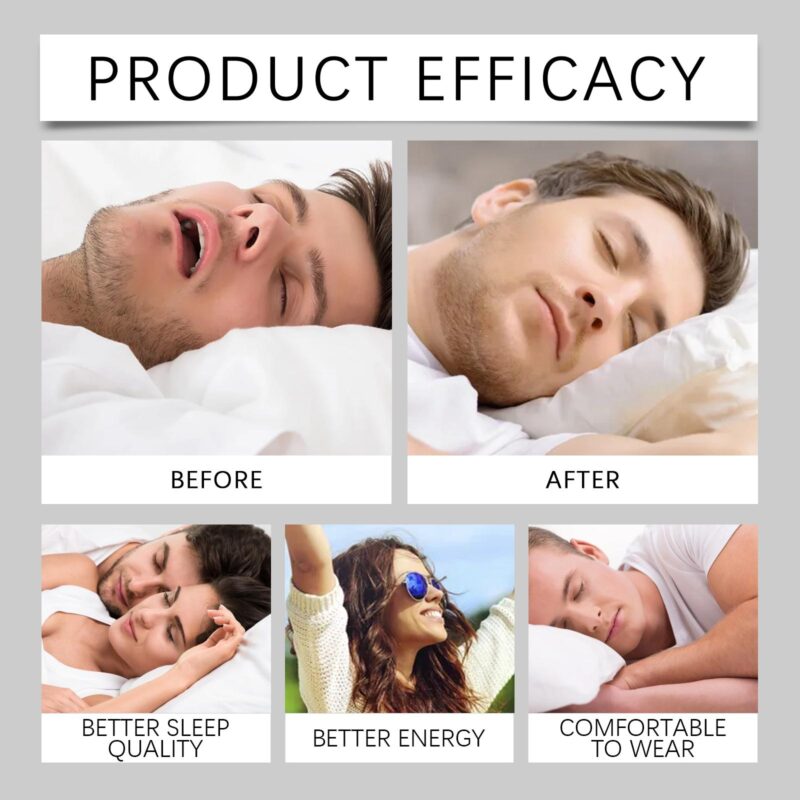 Anti-Snoring Mouthpiece - Adjustable Night Braces for Calm Sleep, Snore Reduction & Comfort Fit - Image 4