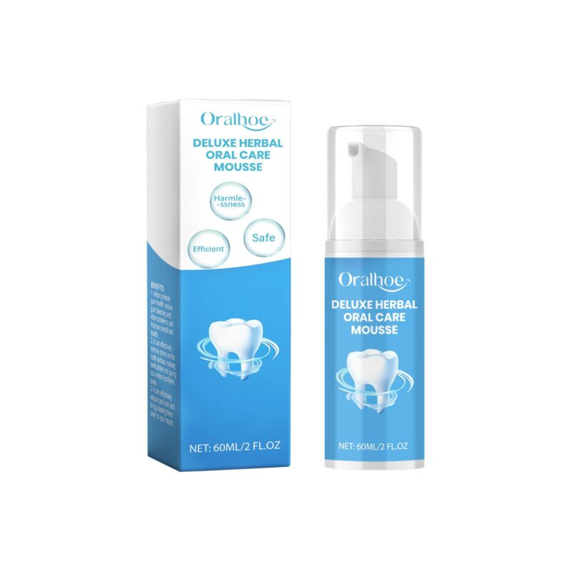 Mouth Whitening Mousse - Foaming Teeth Cleaning, Fresh Breath & White Care, Oral Mousse
