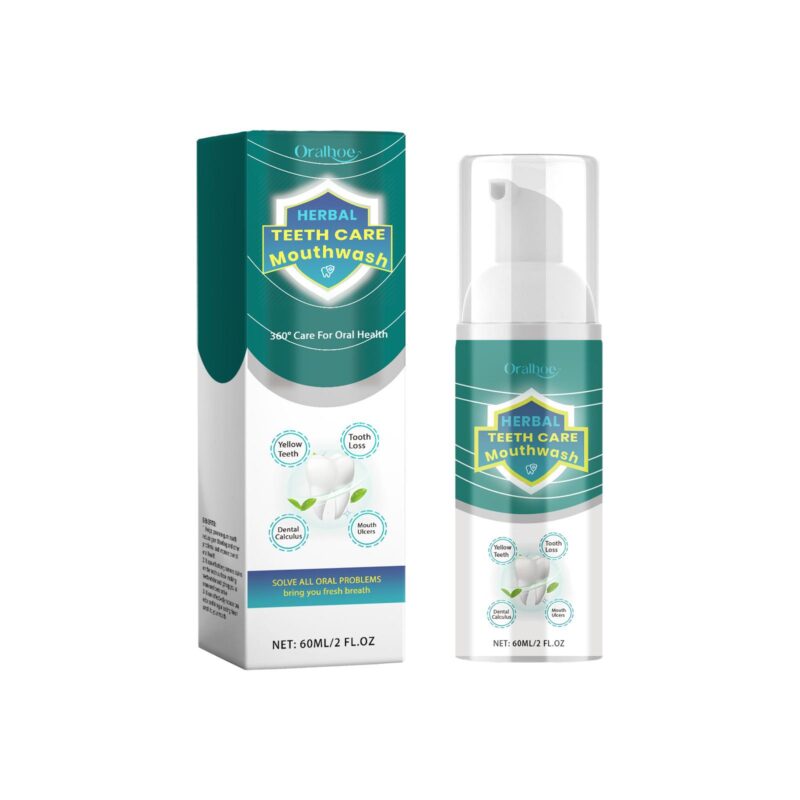 Teeth Cleansing Mousse - Foaming Whitening, Fresh Breath & Stain Removal, Oral Cleanser