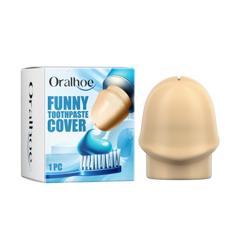 Toothpaste Cap Protector - Creative Self-Sealing Design, Dust Proof & Fun Personality, Oral Accessory