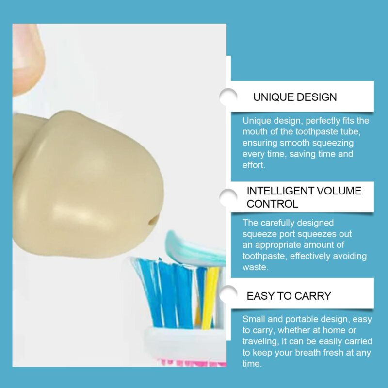 Toothpaste Cap Protector - Creative Self-Sealing Design, Dust Proof & Fun Personality, Oral Accessory - Image 3