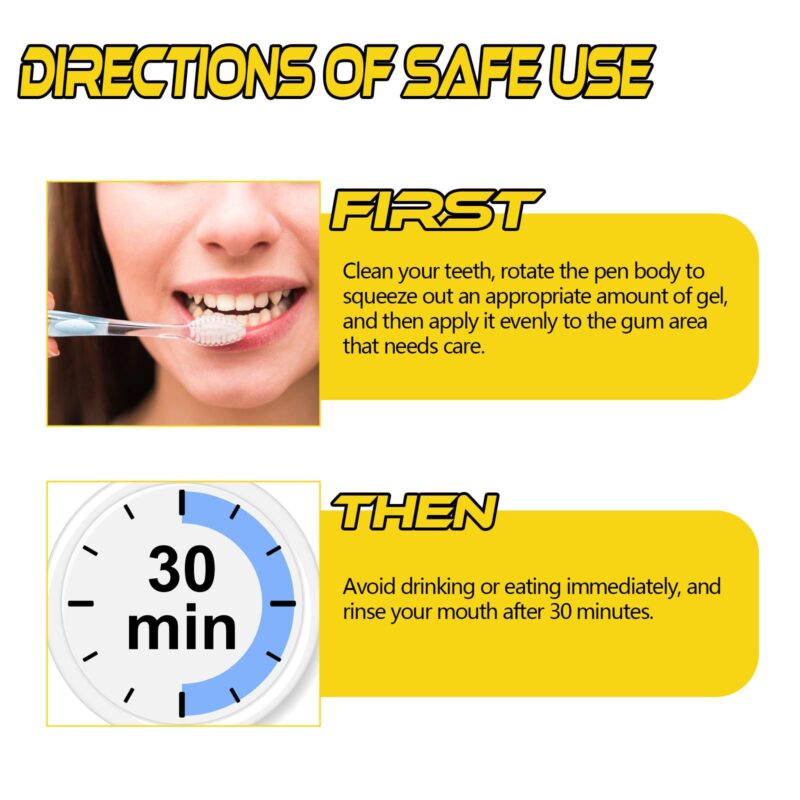 Propolis Gum Care Gel - Oral Care, Clean/Repair Teeth & Yellow Stain Whitening, Gum Gel - Image 6