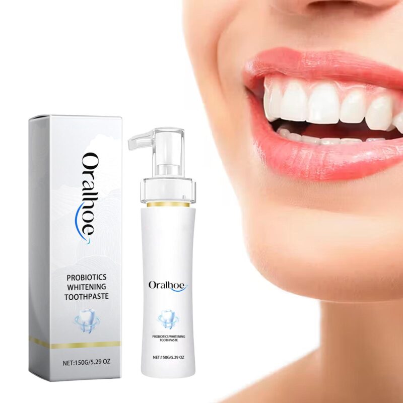 Oralhoe Probiotic Toothpaste for Teeth Whitening, Fresh Breath & Oral Care