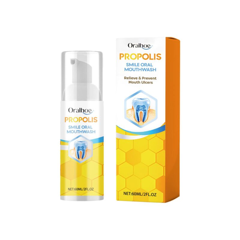 Propolis Oral Cleaning Mousse - Tooth Stain Removal, Fresh Breath & Oral Care, Foaming Mousse