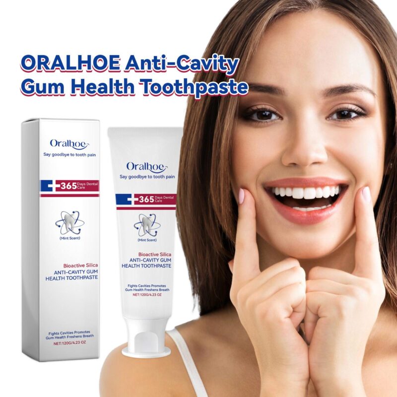 Anti-Cavity Gum Health Toothpaste - Yellow Stain/Tartar Removal, Fresh Breath & Gum Care, Toothpaste - Image 2
