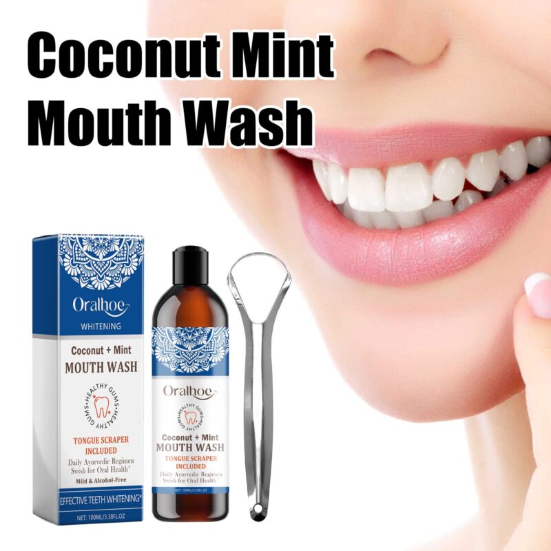 Teeth Rinse Mouthwash - Deep Cleaning, Deodorizing & Stain Removal, Whitening Oral Care - Image 2