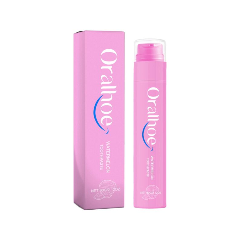 Watermelon Toothpaste - Multi-Flavor, Yellow Tartar Removal & Fresh Breath, Dental Care
