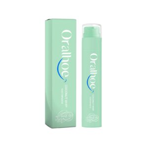 Coconut Whip Toothpaste - Multi-Flavor, Yellow Tartar Removal & Fresh Breath, Teeth Cleaning