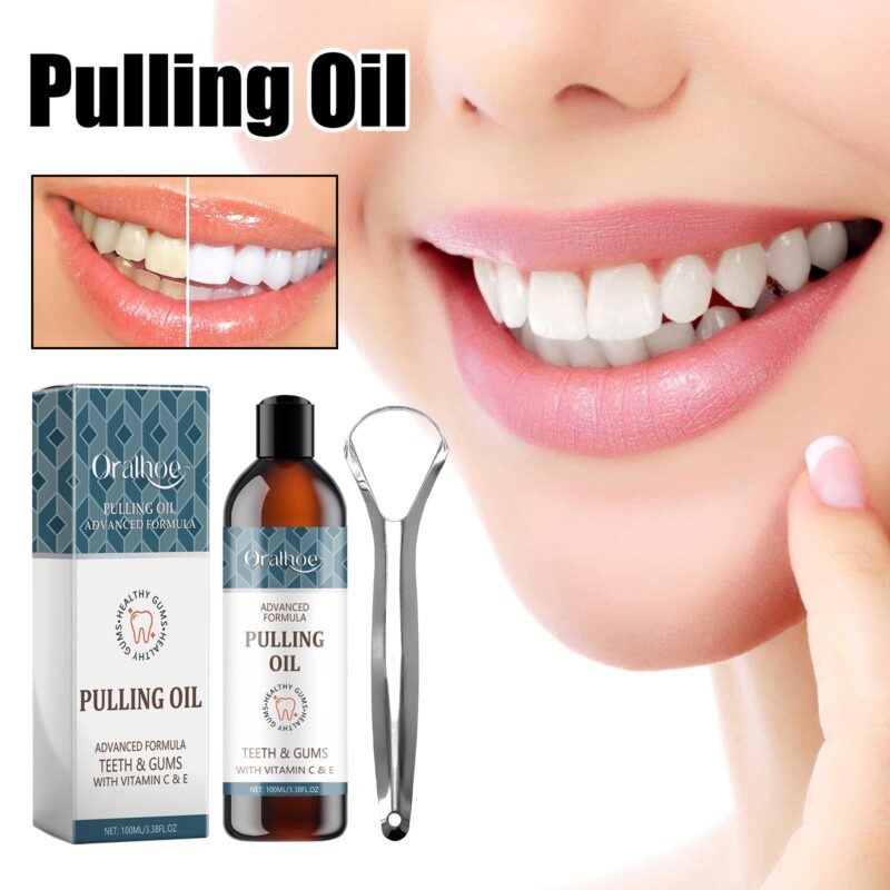 Puling Oil - Tartar Control, Fresh Breath & Teeth Protection, Deep Oral Cleaning - Image 2
