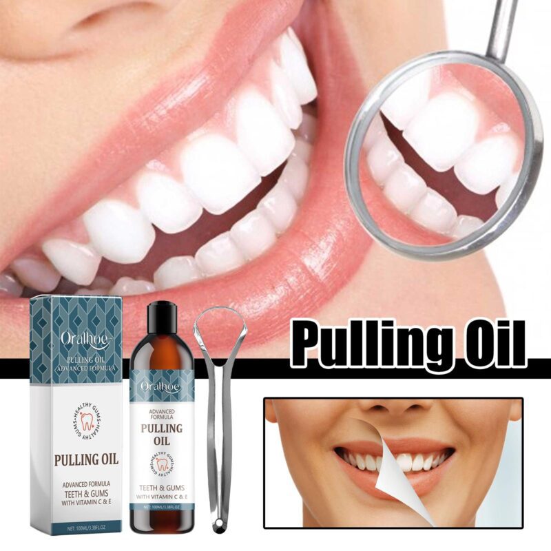 Puling Oil - Tartar Control, Fresh Breath & Teeth Protection, Deep Oral Cleaning - Image 3