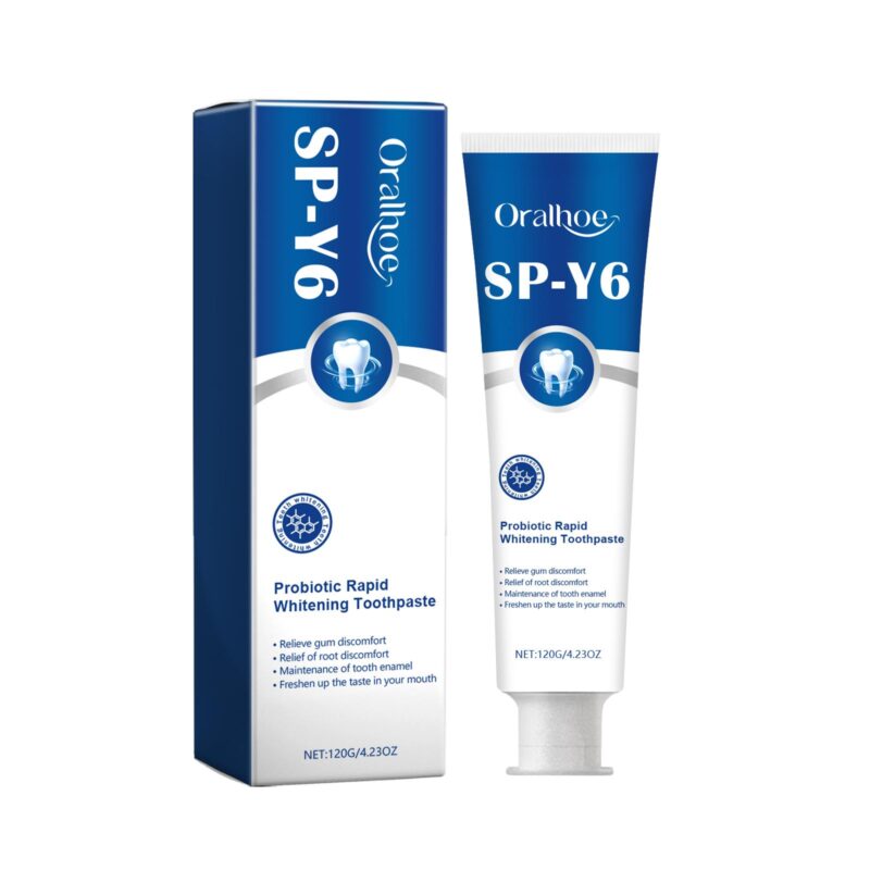 Probiotic Rapid Whitening Toothpaste - Fresh Breath, Stain/Tartar Removal & White Teeth, Odor Elimination