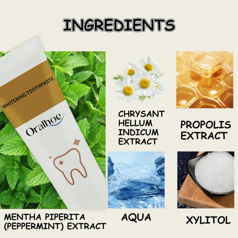 Probiotic Whitening Toothpaste - Stain Removal, Gum Care & Oral Hygiene, Teeth Whitening - Image 5