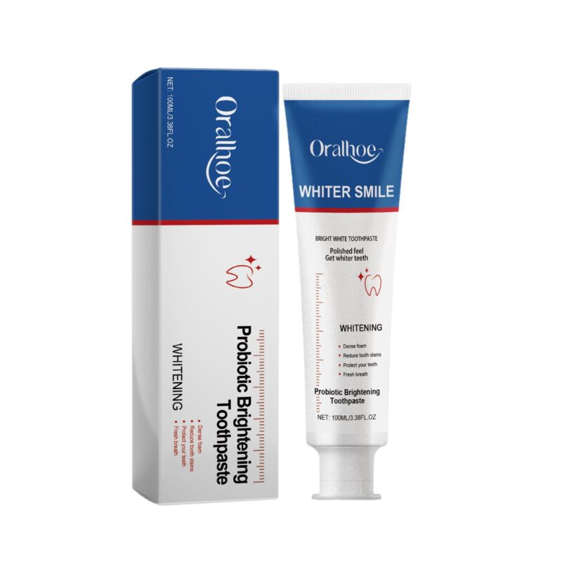 Enzyme Brightening Toothpaste - Deep Yellow Stain Removal, Teeth Repair & Fresh Breath, Balancing Formula