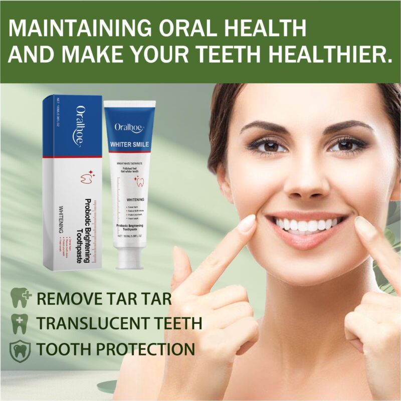 Enzyme Brightening Toothpaste - Deep Yellow Stain Removal, Teeth Repair & Fresh Breath, Balancing Formula - Image 4