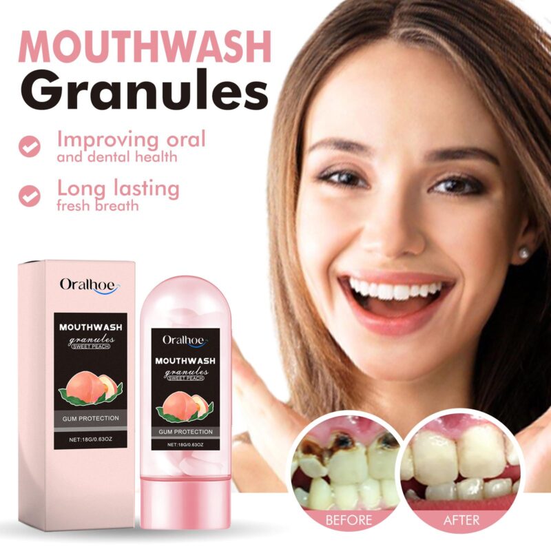 Oralhoe Mouthwash Granules for Fresh Breath, Gum Care & Portable Oral Cleaning - Image 2
