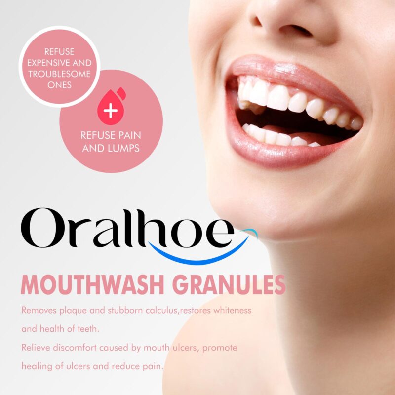 Oralhoe Mouthwash Granules for Fresh Breath, Gum Care & Portable Oral Cleaning - Image 4