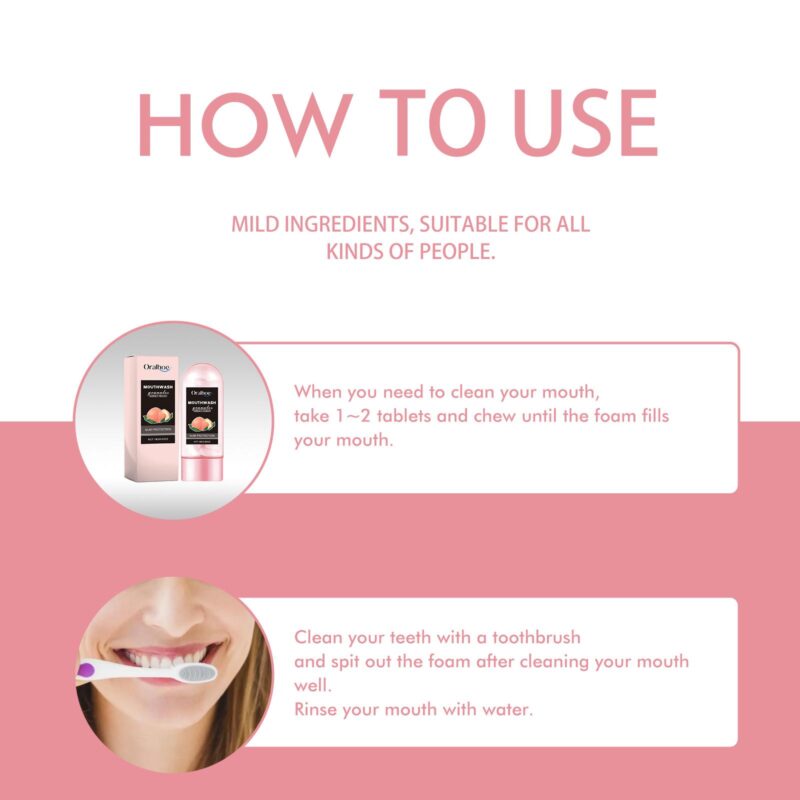 Oralhoe Mouthwash Granules for Fresh Breath, Gum Care & Portable Oral Cleaning - Image 6