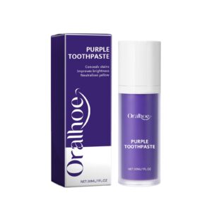 Oralhoe Purple Toothpaste - Tartar & Stain Removal, Fresh Breath