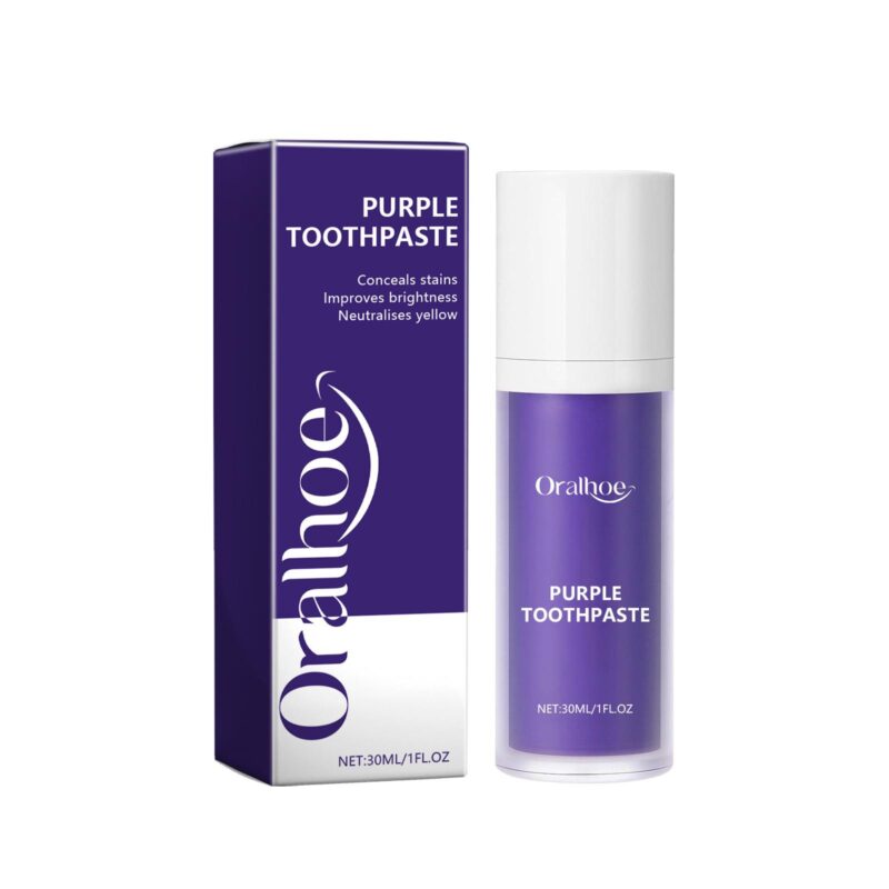 Purple Toothpaste - Deep Tartar/Stain Removal, Fresh Breath & Gentle Formula, Toothpaste