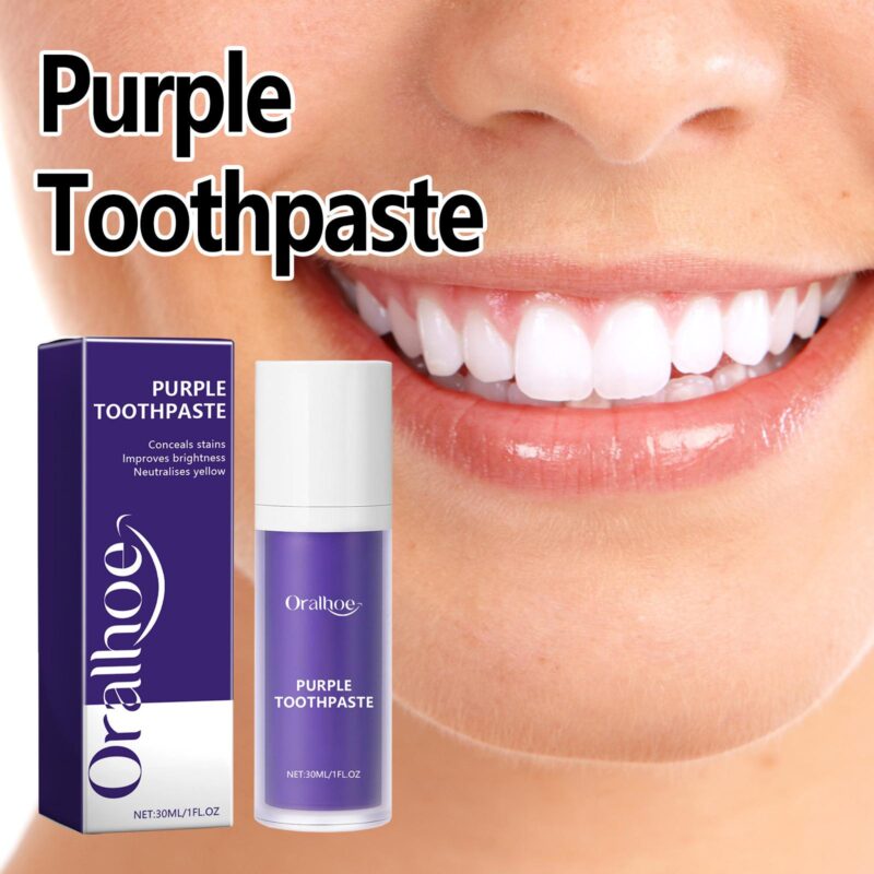 Purple Toothpaste - Deep Tartar/Stain Removal, Fresh Breath & Gentle Formula, Toothpaste - Image 2