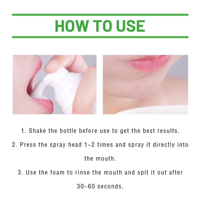Herbal Oral Foam - Tartar Deep Cleaning, Fresh Breath & Teeth Whitening, Oral Mousse - Image 6