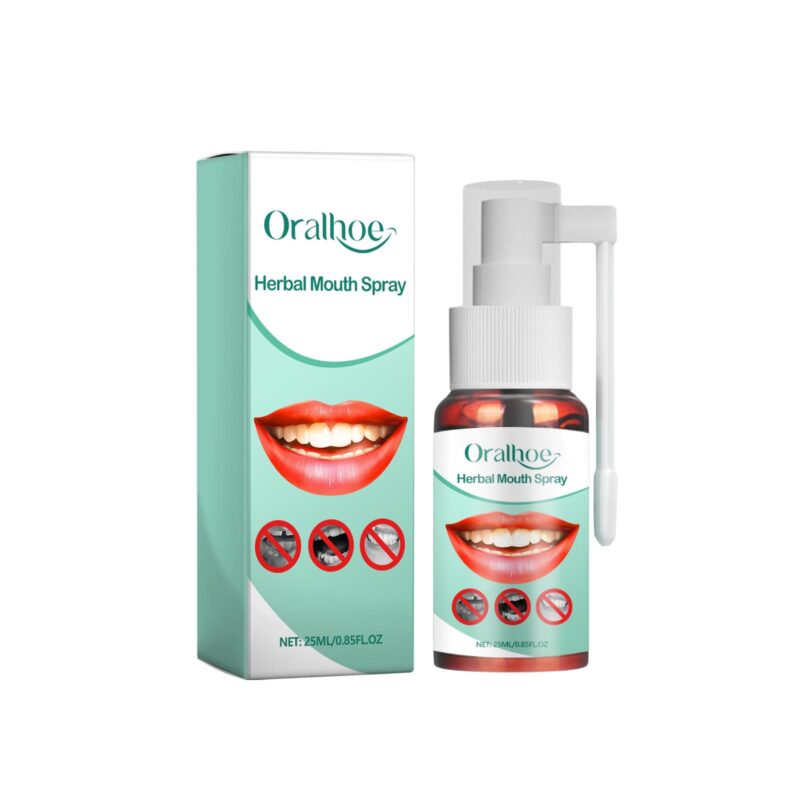 Herbal Oral Spray - Swollen Gum Relief, Ulcer Care & Breath Refresh, Portable Herbal Spray