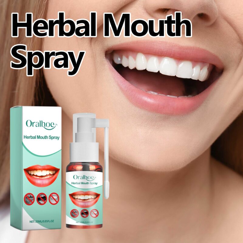 Herbal Oral Spray - Swollen Gum Relief, Ulcer Care & Breath Refresh, Portable Herbal Spray - Image 2